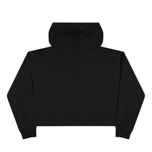 Calm Capital Cropped Hoodie — 'Calm Capital: Faith & Fortune' Minimal Black Streetwear